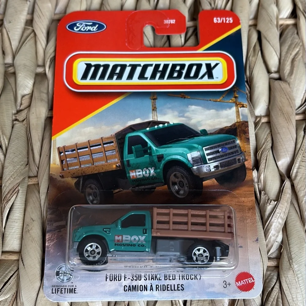 Matchbox Ford F-350 Stake Bed F350 Truck Construction M Box Moving Vehicle 2026🆕